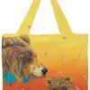 "The Matriarch" 18" x 15" Reusable Art Shopping Bag by Artist Micqaela Jones