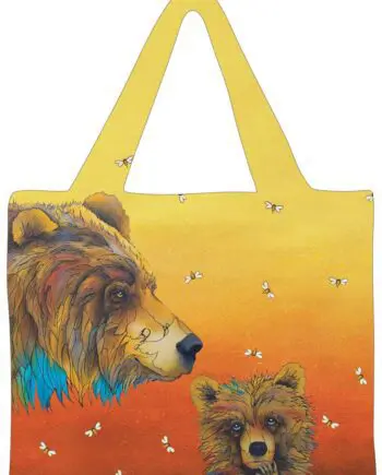 "The Matriarch" 18" x 15" Reusable Art Shopping Bag by Artist Micqaela Jones