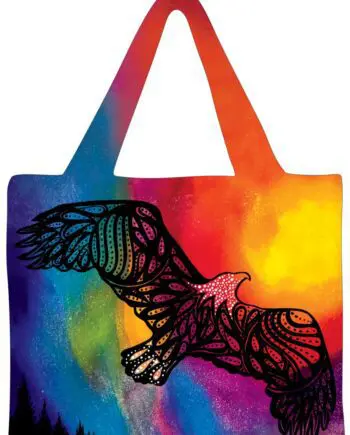 "Eagle Medicine" 18" x 15" Reusable Shopping Bag by Artist Betty Albert