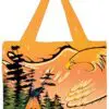 "Eagle Protector" 18" x 15" Reusable Art Shopping Bag by Artist William Monague