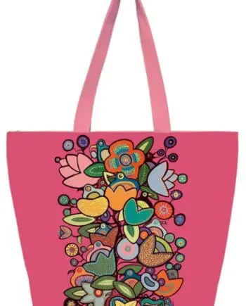 "Tree Of Life III" 20" x 15" Tote Bag by Artist Donna "The Strange" Langhorne