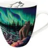 "Sky Dance – Northern Light" 18 oz. Signature Mug by Artist Amy Keller-Rempp