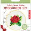 "Rose" Mini Cross Stitch Embroidery Kit