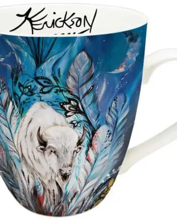 "Spirit Buffalo" 18 oz. Signature Mug by Artist Karen Erickson