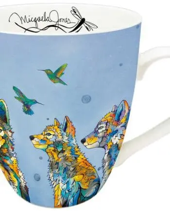 "First Encounters" 18 oz. Signature Mug by Artist Micqaela Jones