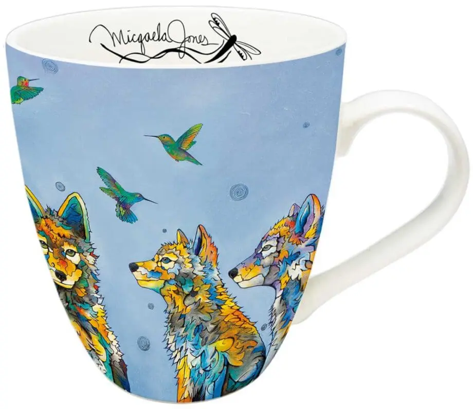 "First Encounters" 18 oz. Signature Mug by Artist Micqaela Jones