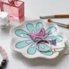 "Hummingbird" Ceramic Trinket Dish by Artist Nicole La Rock