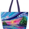 Reflect & Grow With Love 20" x 15" Tote Bag by Artist Shawna Boulette Grapentine