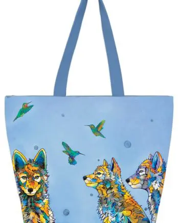 First Encounters 20" x 15" Tote Bag by Artist Micqaela Jones