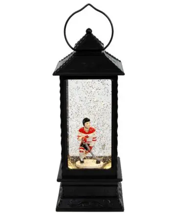 hockey player in water lantern