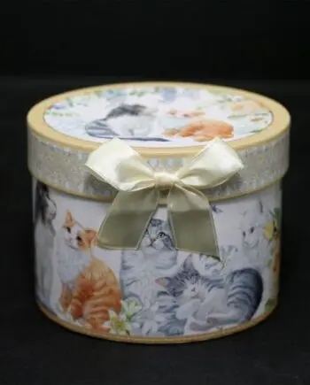 16 oz. Cats & Kittens Bone China Mug with Gift Box and Ribbon