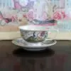 Peacock Design Bone China Tea Cup and Saucer in an Elegant Gift Box