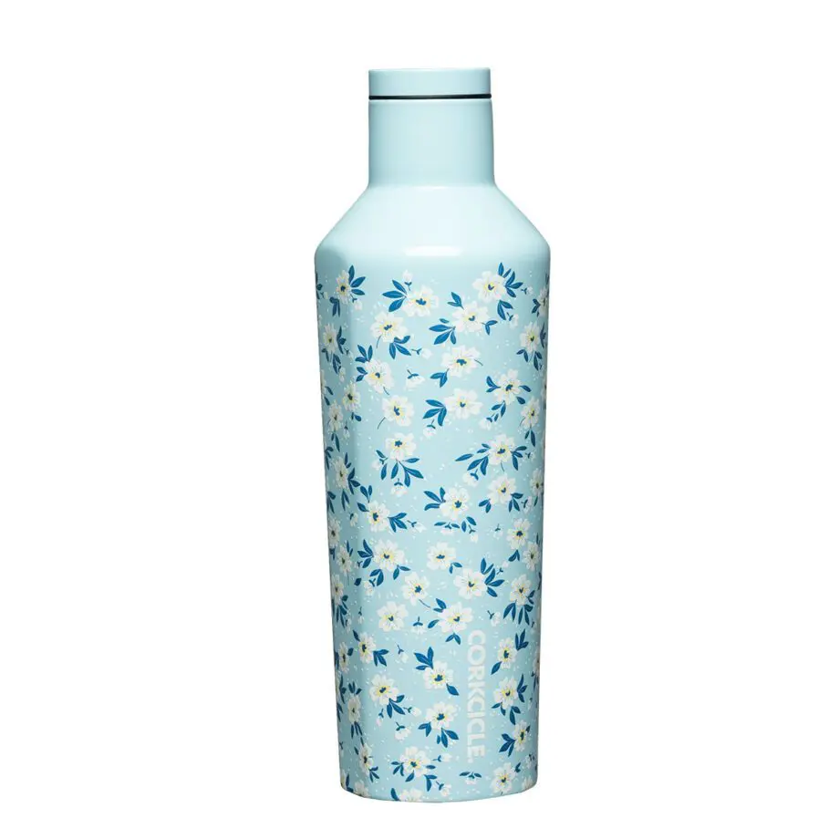 Corkcicle 16 oz. Canteen Ditzy Floral Blue