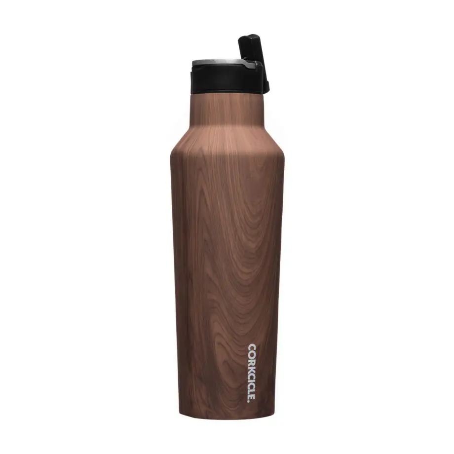 Corkcicle 20 oz. Sport Canteen Walnut Wood