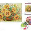 12"x 16" Sunflower Pot Diamond Art Kit by Craft Medley