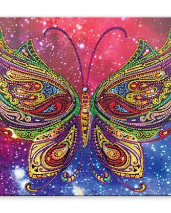 16"x 20" Butterfly Diamond Art Kit by Craft Medley