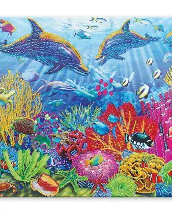 16"x 20" Under The Sea Diamond Art Kit by Craft Medley