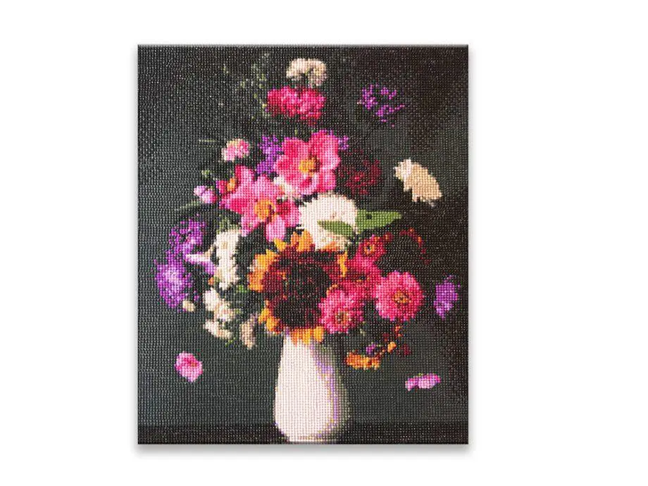 15.8"x 19.7" Bouquet Diamond Art Kit by Craft Medley