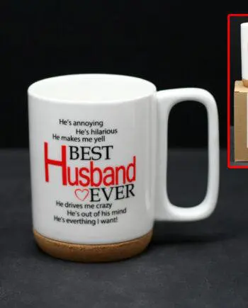 280ml "Best Husband Ever" Cork Based Mug