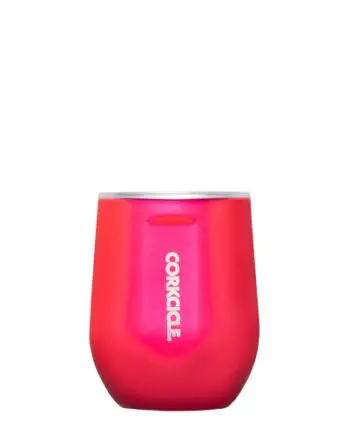 Corkcicle 12 oz. Stemless Wine Tumbler Cherry Blossom