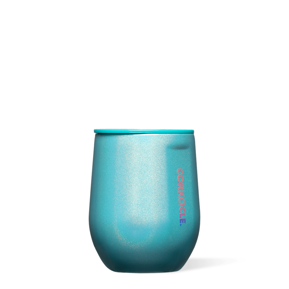 Corkcicle 12 oz. Stemless Wine Tumbler Unicorn Enchanted Tide