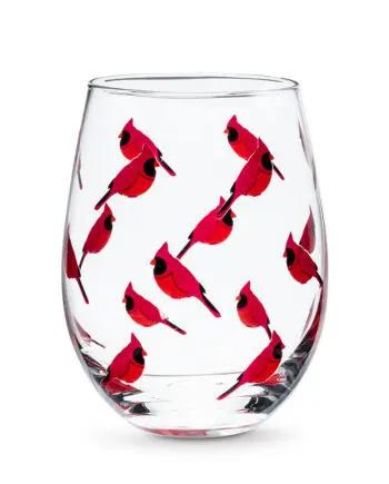 5" Cardinal Stemless Goblets