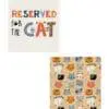 7.6" x 6.7" Cat Reusable Dishcloths Set of 2