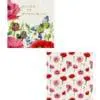 7.6" x 6.7" Floral Note of Love Reusable Dishcloths Set of 2