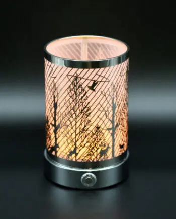 7" Ravine Design LED Aluminum Touch Button Lamp