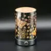 7" Butterfly Design LED Aluminum Touch Button Lamp