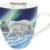 Ocean's Edge polar Bear walking 18 ounce mug by Indigenous artist Ronnie Simons