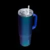 Corkcicle 40oz Cruiser Dragonfly Tumbler with Handle and Straw