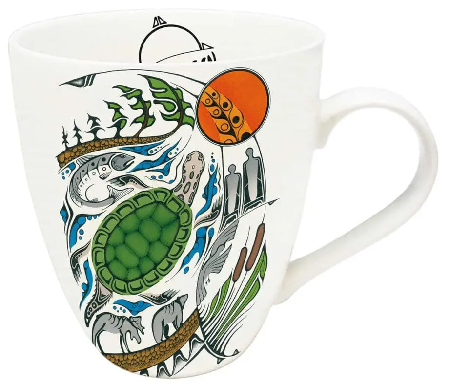 Emissary Signature mug by Indigenous artist Mark Nadjiwan