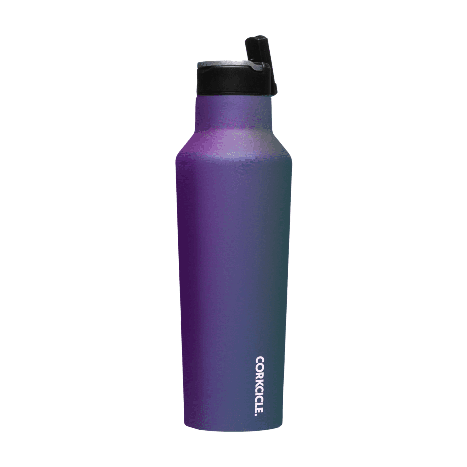 Corkcicle 20 oz Sport Canteen Dragonfly Water Bottle with quick sip cap