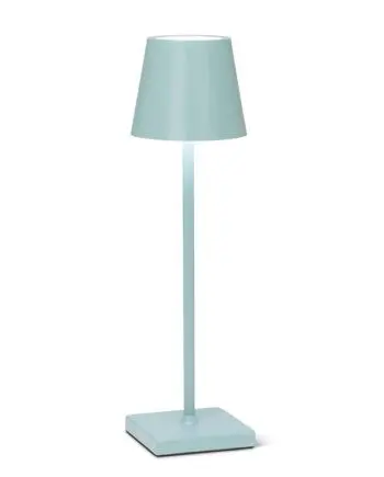 15" classic Shade LED Table lamp in Blue