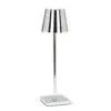 15" Classic Shade LED Table Lamp in Chrome