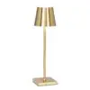 15" Classic Shade LED Table Lamp in Gold