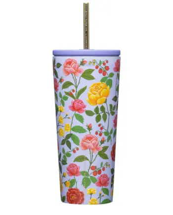 Corkcicle 24oz Cold Cup Roses Design