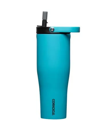 Corkcicle 30 oz Go Cup XL Capri Blue Tumbler