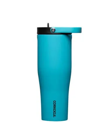 Corkcicle 30 oz Go Cup XL Capri Blue Tumbler