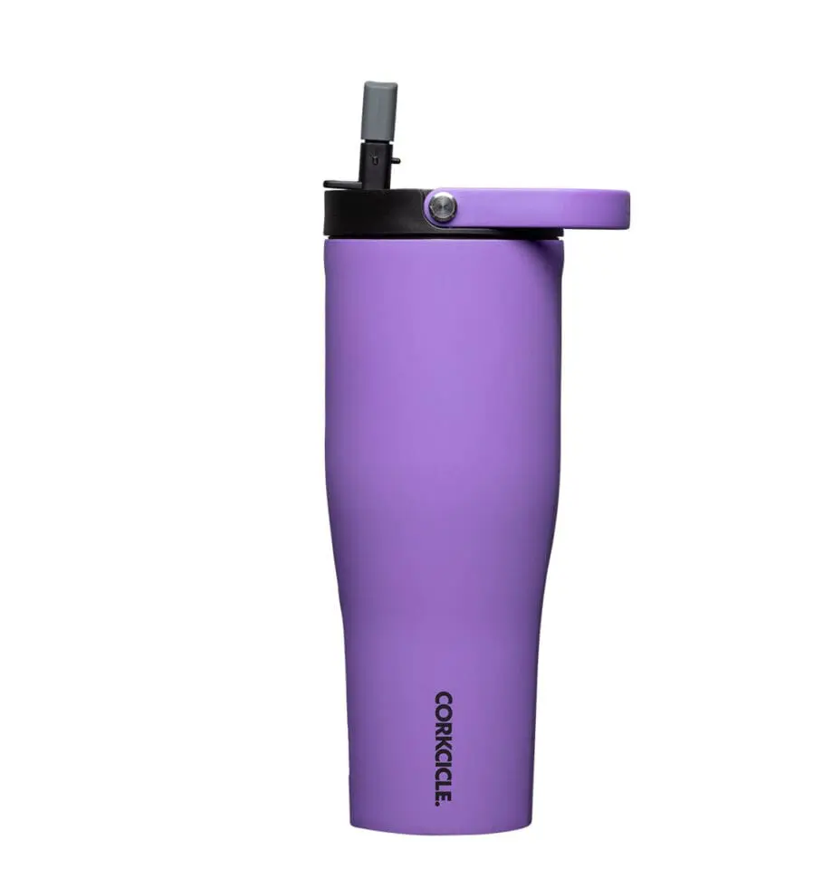 Corkcicle 30 oz Go Cup XL Varsity Purple Tumbler