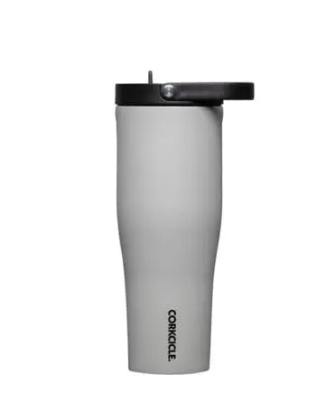 Corkcicle 30 oz Go Cup XL River Rock (Grey) Tumbler