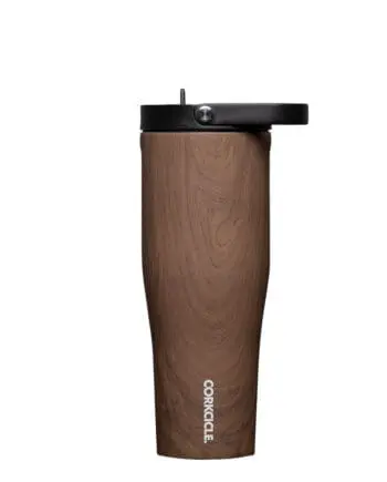 Corkcicle 30 oz Go Cup XL Walnut Wood tumbler