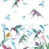 50x70cm Garden of Hummingbirds Microfiber Tea Towel designed by Indigenous Artist Richard Shorty