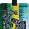 20174LUGTAG Bear Medicine luggage tag designed by Indigenous artist Jessica Somers