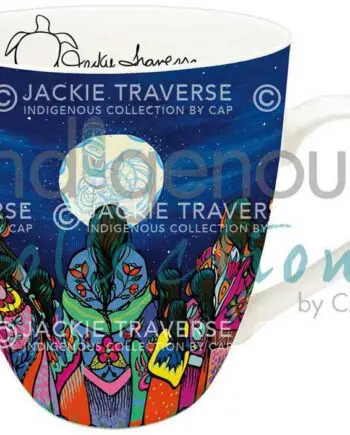 Full moon Ceremony mug by Indigenous Artist Jackie Traverse