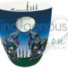howling duo 18oz mug designed by indigenous artist jessica somers