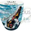 spirit whale 18oz mug designed by indigenous artist stephanie white