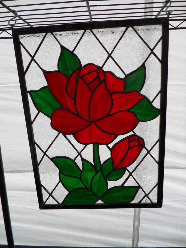 Stained Glass Rose – ArbeeDesigns