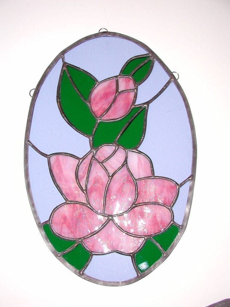 stained glass window panel